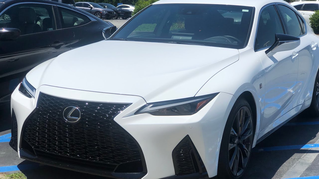 2021 LEXUS IS F SPORT WITH RED INTERIOR