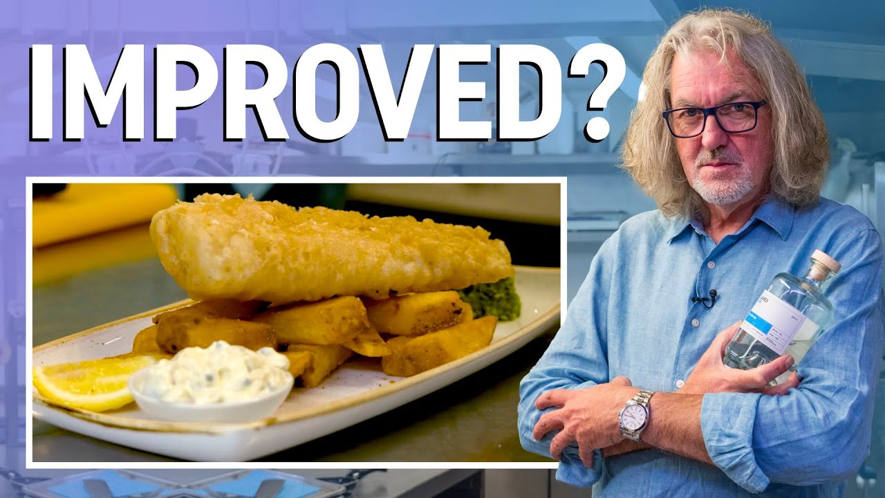 Can James May improve Fish & Chips with alcohol?