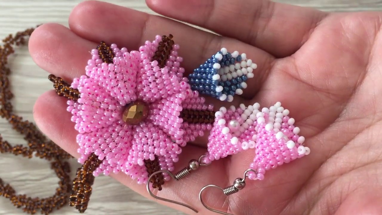 Zil Çiçeği Kolye ya da Küpe Yapımı