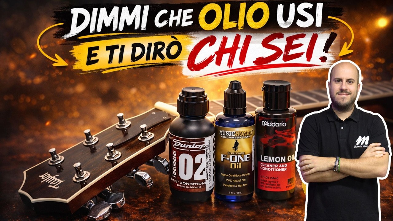 Corretto - Dimmi Che Olio usi e ti Dirò Chi Sei! - StrumentiMusicli.net