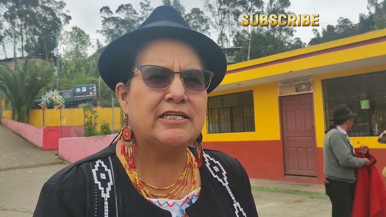 Lourdes Tiban Prefecta de Cotopaxi Comunidad Kilitawa Guaranda
