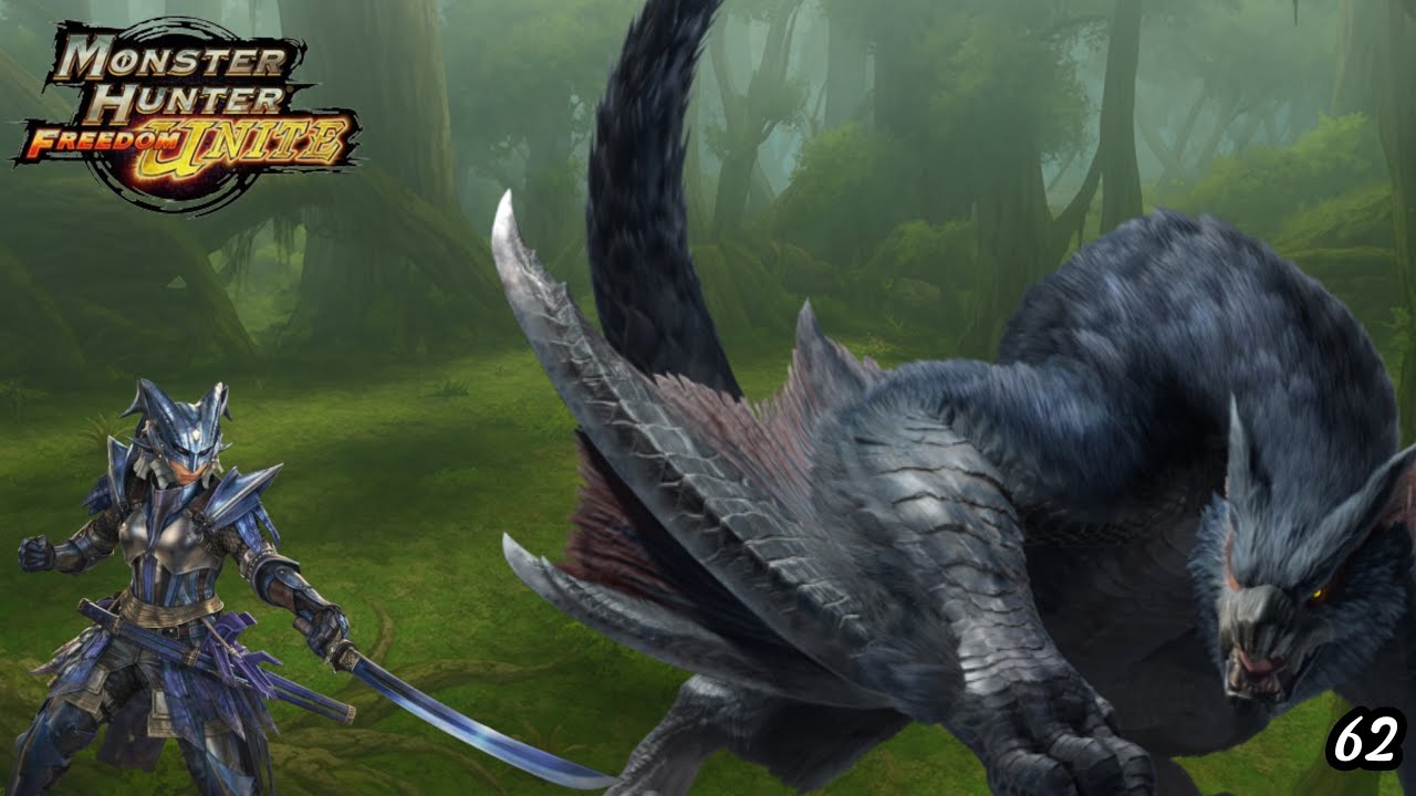 hunting a very agile flying wyvern    | Gameplay Monster Hunter Freedom Unite #62