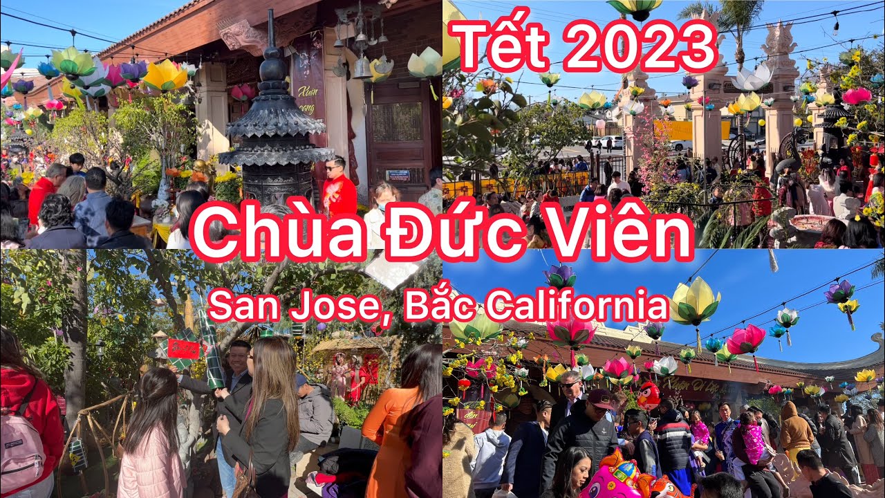 Không khí Tết Chùa Đức Viên 2023