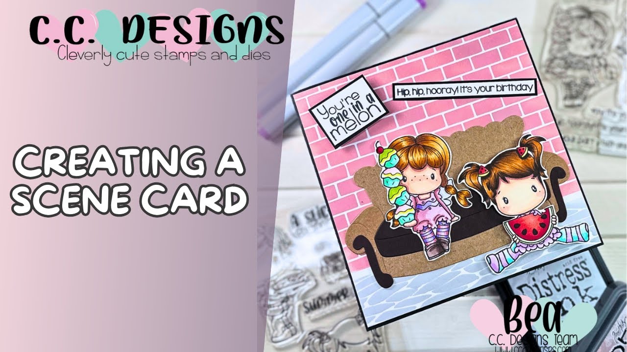 Creating a Scene Card Ft. Swissies