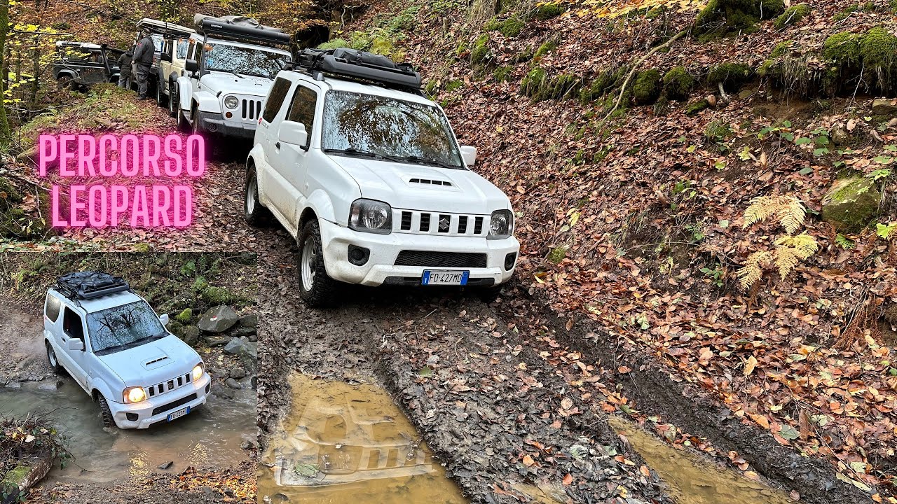 CHE PERCORSO NEL PISTOIESE| Jimny Discovery Wrangler e Defender offroad.
