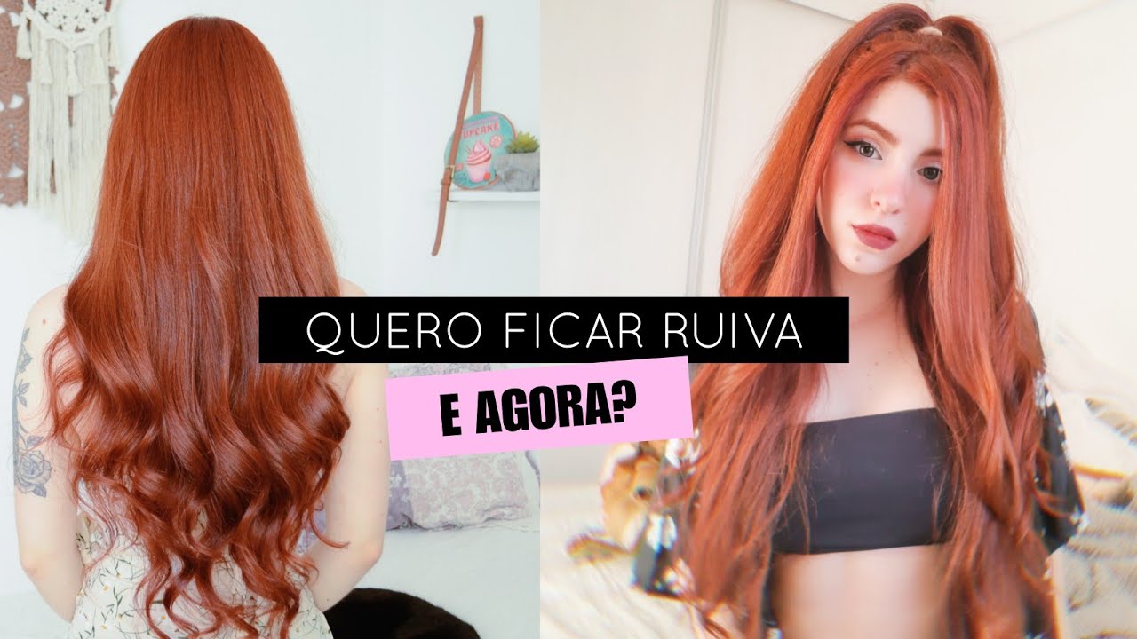 QUERO FICAR RUIVA: Guia para Cabelos Virgens, Loiros e Tingidos