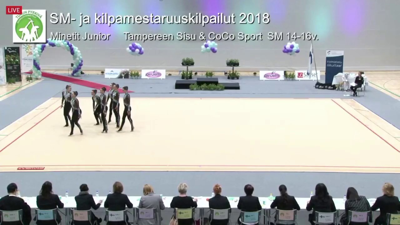 Minetit Junior - Joukkuevoimistelun SM 2018 Turku