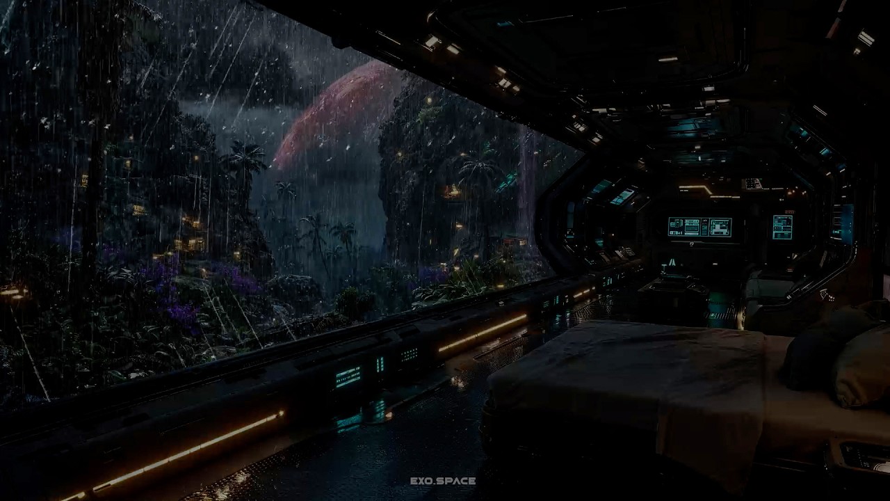 alien rain. you are safe. leave it unfinished. sleep.