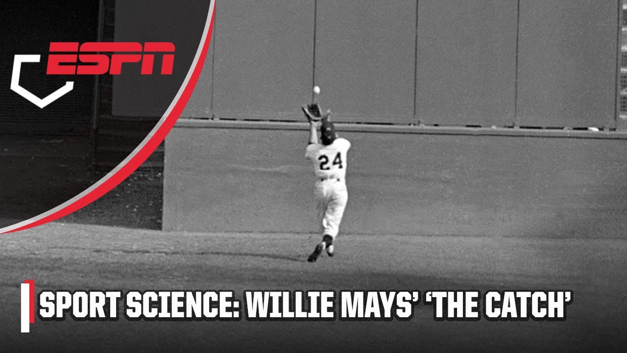 Sport Science: Willie Mays &lsquo;The Catch&rsquo; ⚾️ | ESPN MLB