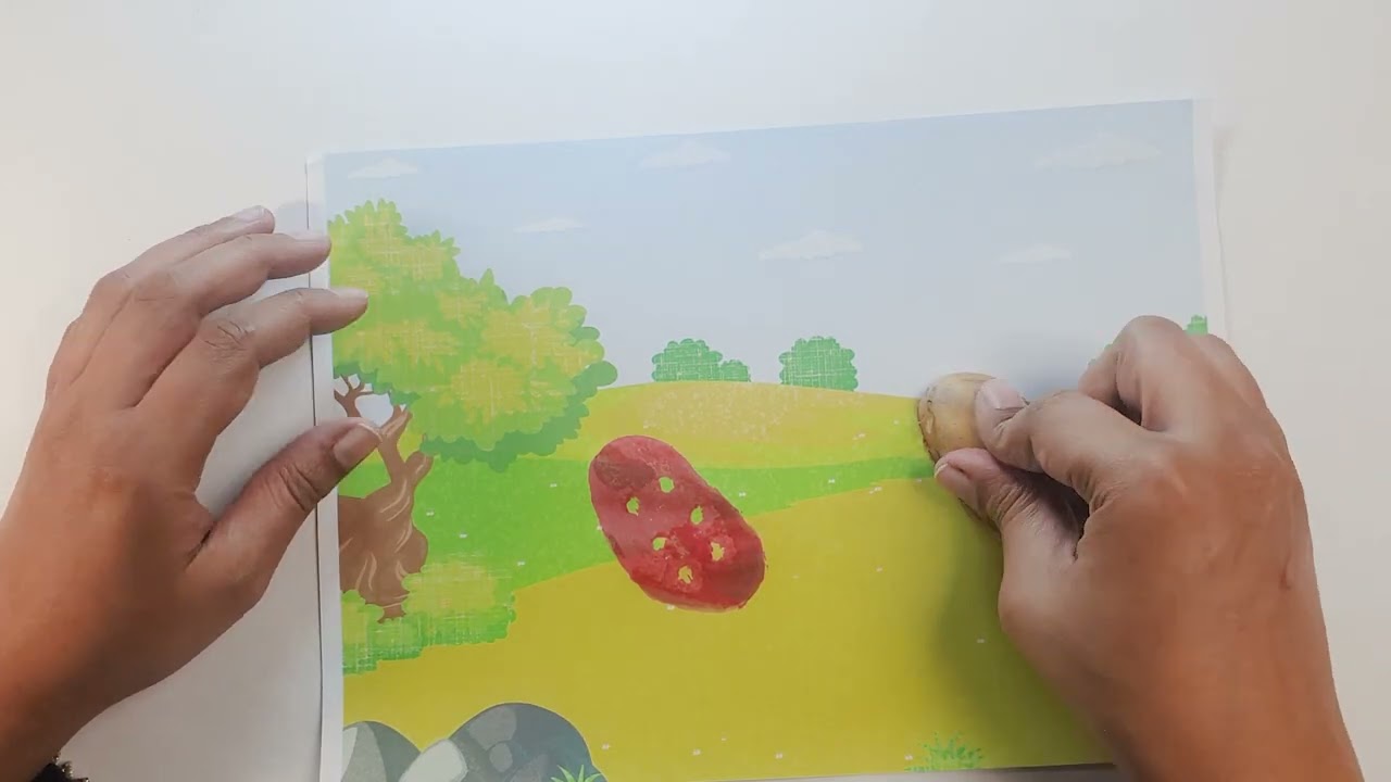 Creative Roots Book 2. Activity Demonstration for Teachers and Kids.Page # 38 & 39