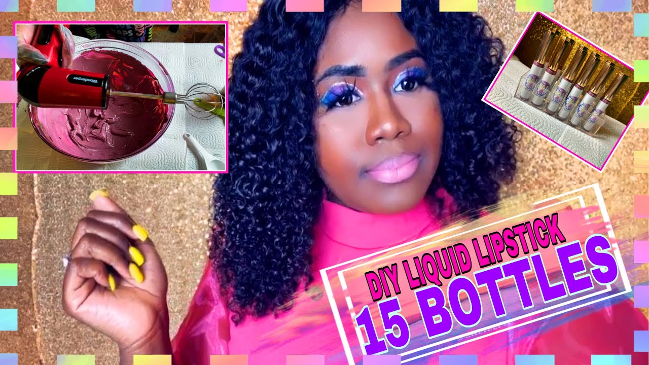 DIY Liquid Lipstick | Watch me make and fill 15 bottles | VeryVeeloBeauty