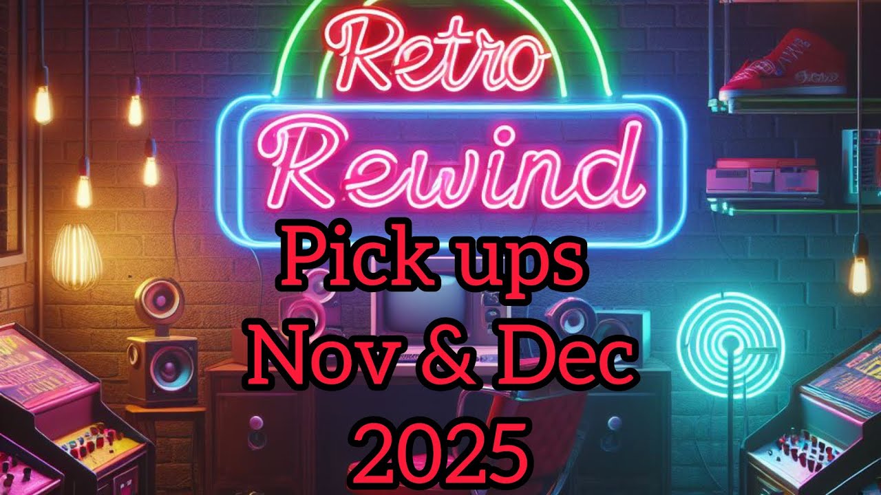 Games Room Pick Up’s For Nov & Dec 2025 #pickups #retrogaming #movies #lego 