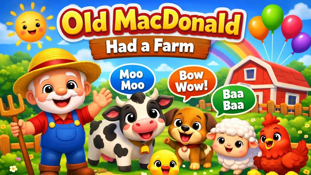 Old MacDonald | NurseryRhymes & Kids Songs