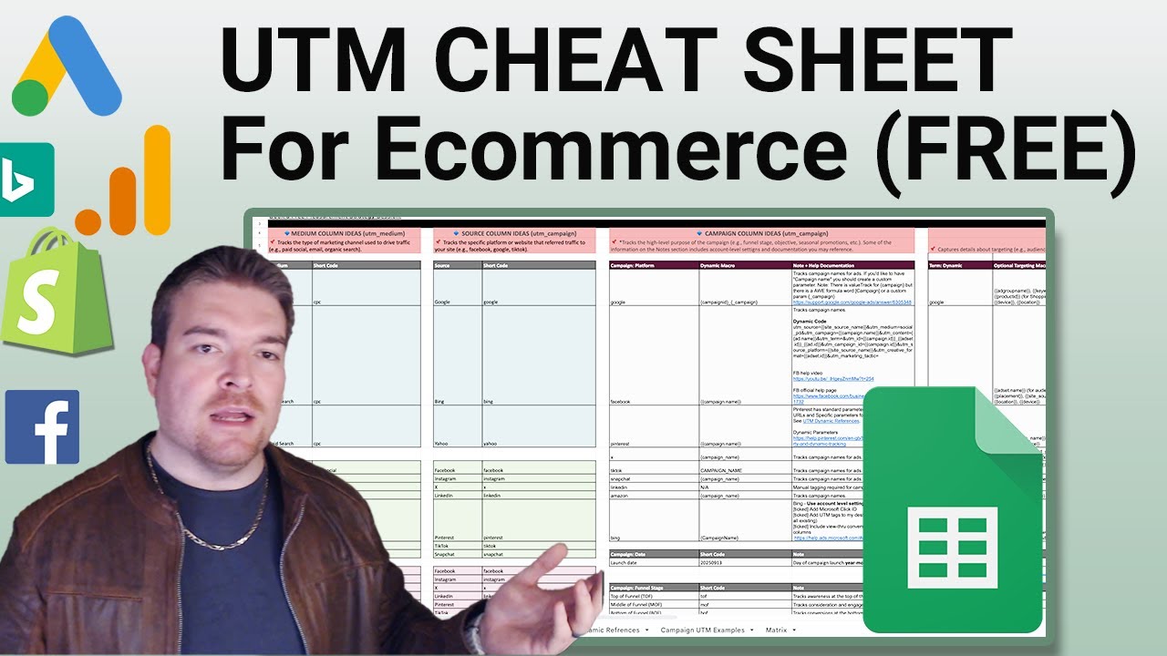UTM Cheat Sheet For Ecommerce Walkthrough