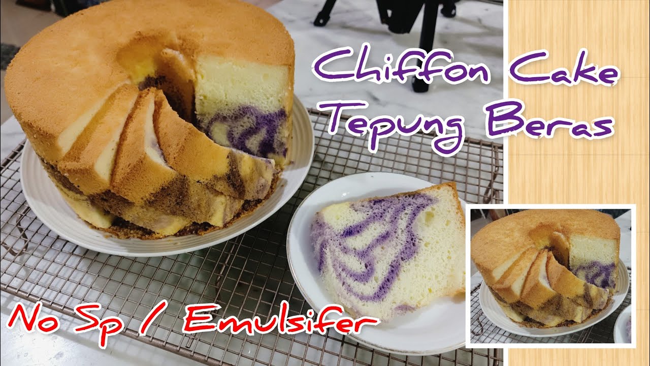 Chiffon Cake Tepung Beras