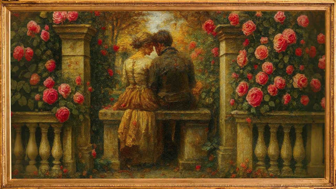 4K TV Frame Art Eternal Love in a Garden | Classical Music