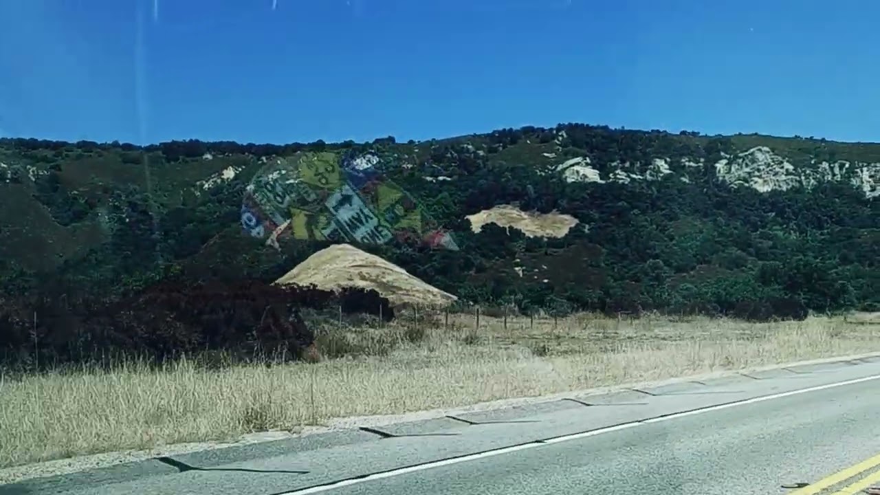 CA Highway 466/SR 46 Approaching Old Creek Road