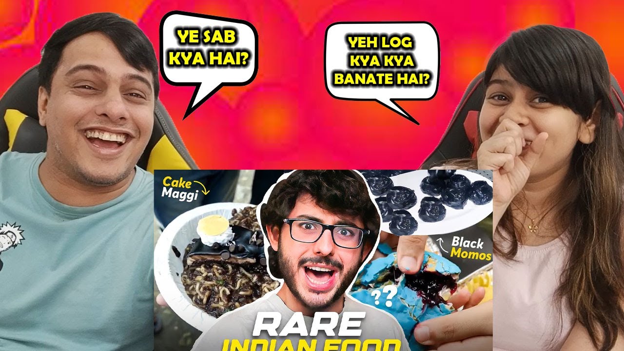 RARE INDIAN STREET FOOD....YUMMYY🤤| CARRYMINATI | Shw Vlog Reaction