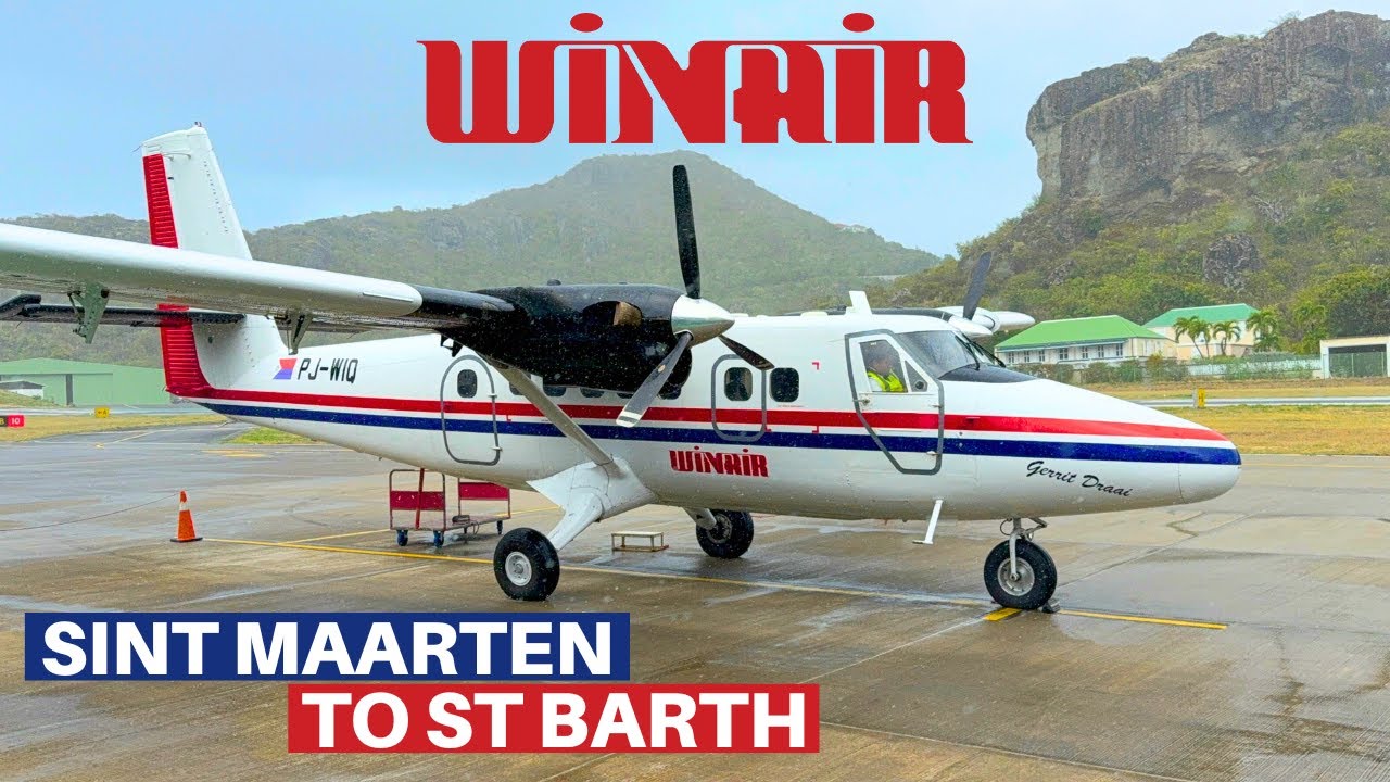 WINAIR DHC-6 Twin Otter | Sint Maarten - St Barth | CRAZY LANDING | Flight Review