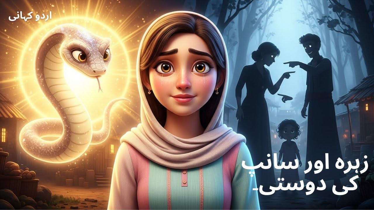 “Zahra aur Saanp-e-Rehmat | A Heart-Touching Urdu Moral Story | Islamic Fairytale”