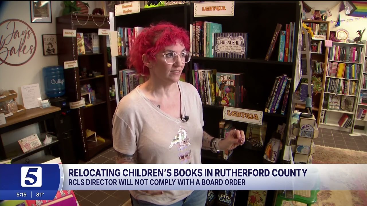 Middle Tenn. library director risks job refusing to move children’s books