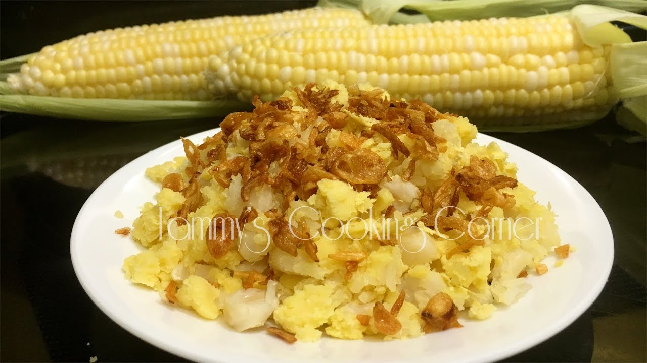 Клейкий рис с кукурузной крупой