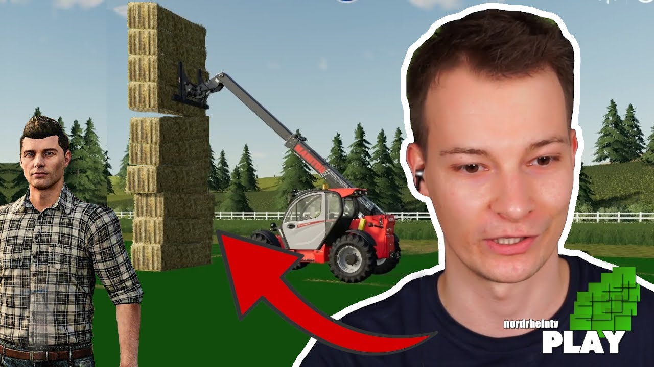 LS19 CHALLENGE #1: STROHBALLEN stapeln gegen das FARMERTOWN Team | Nordrheintvplay
