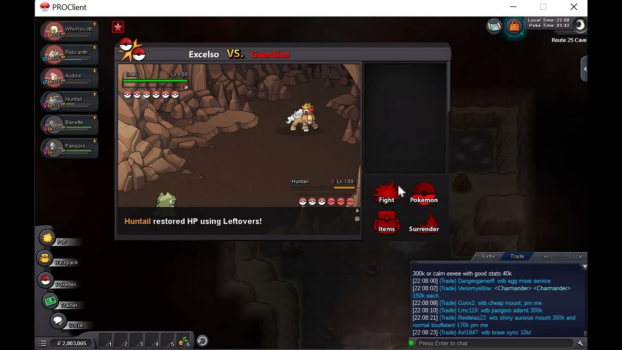 BOSS ENTEI GUARDIAN~pokemon revolution online