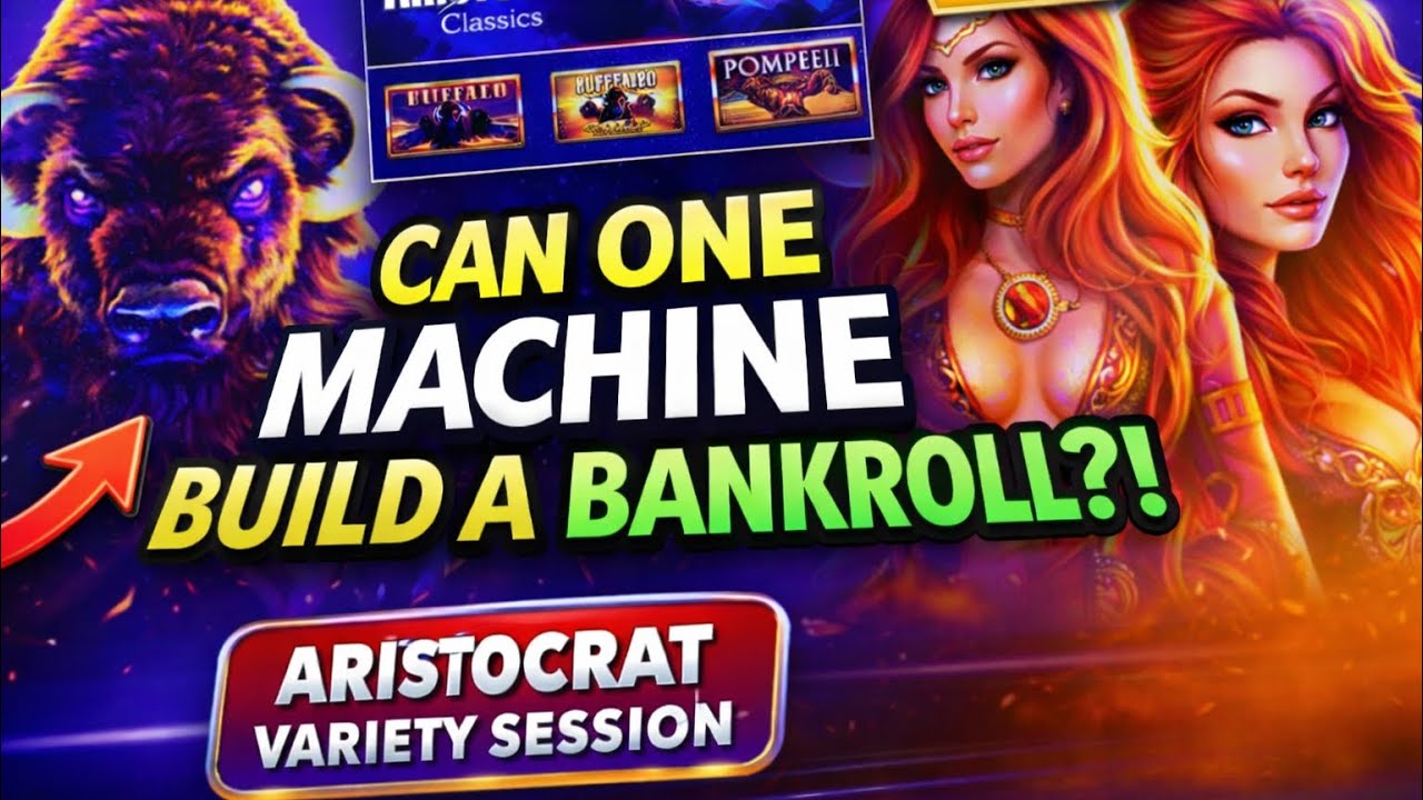 3 Slots… ONE Machine — Can I Build the Bankroll