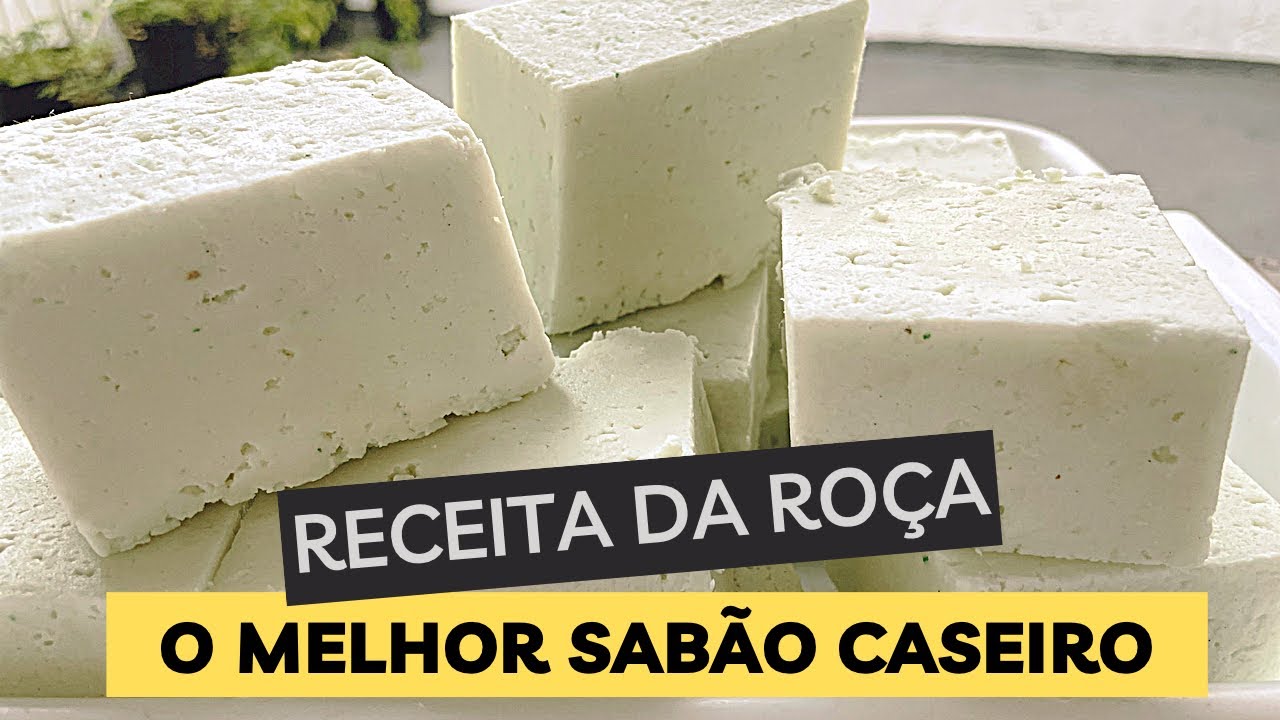 Como fazer sabão caseiro de verdade | Receita Fácil, que RENDE MUITO e dá brilho!