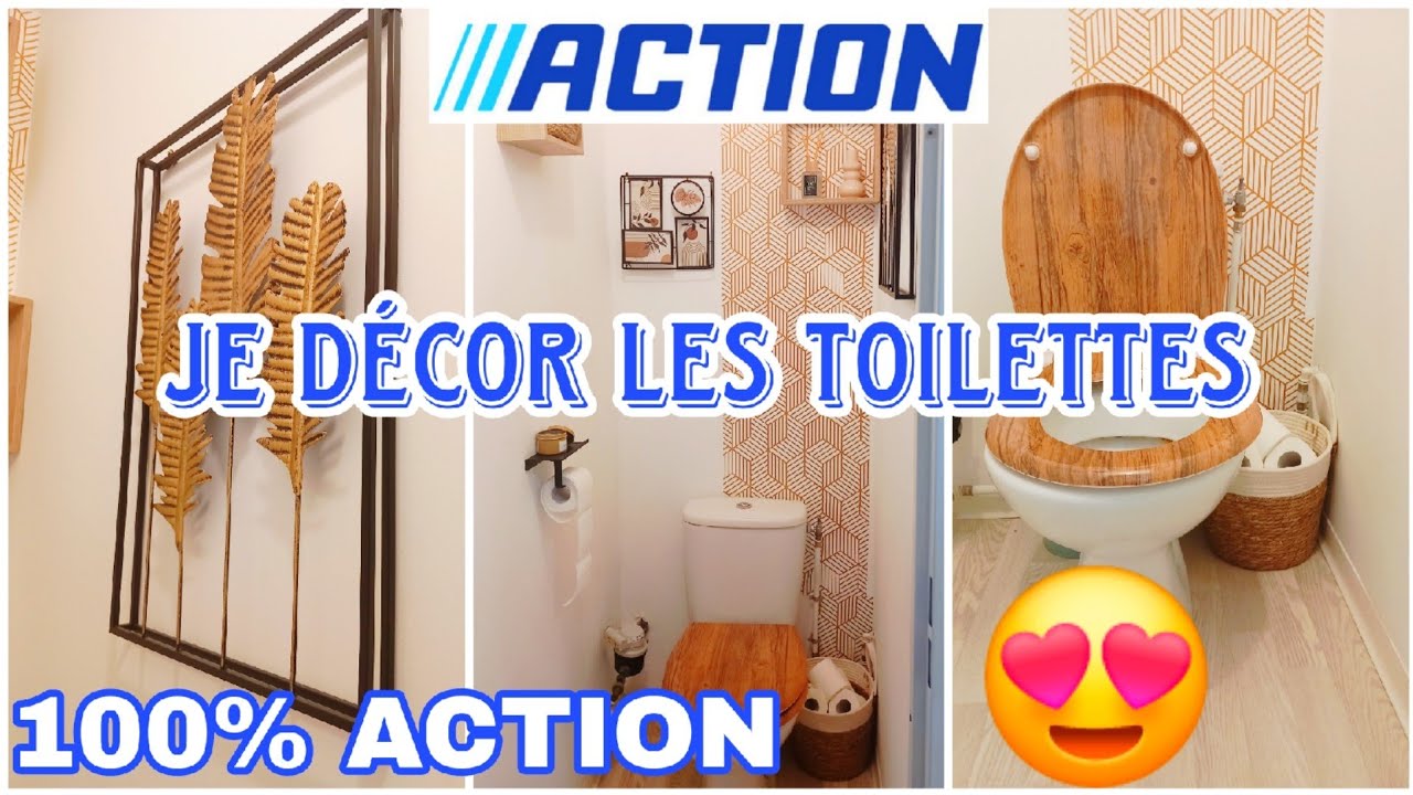 🌺|| JE DÉCOR LES TOILETTES 😍 - 100% ACTION #action #actionaddict #astucesaction #decoration #decor