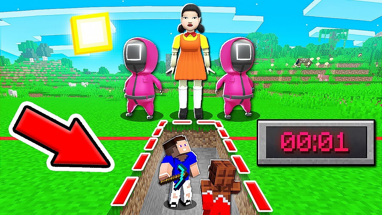 😱 Использую Самые НОВЫЕ Читы в Игре в Кальмара в Майнкрафт !