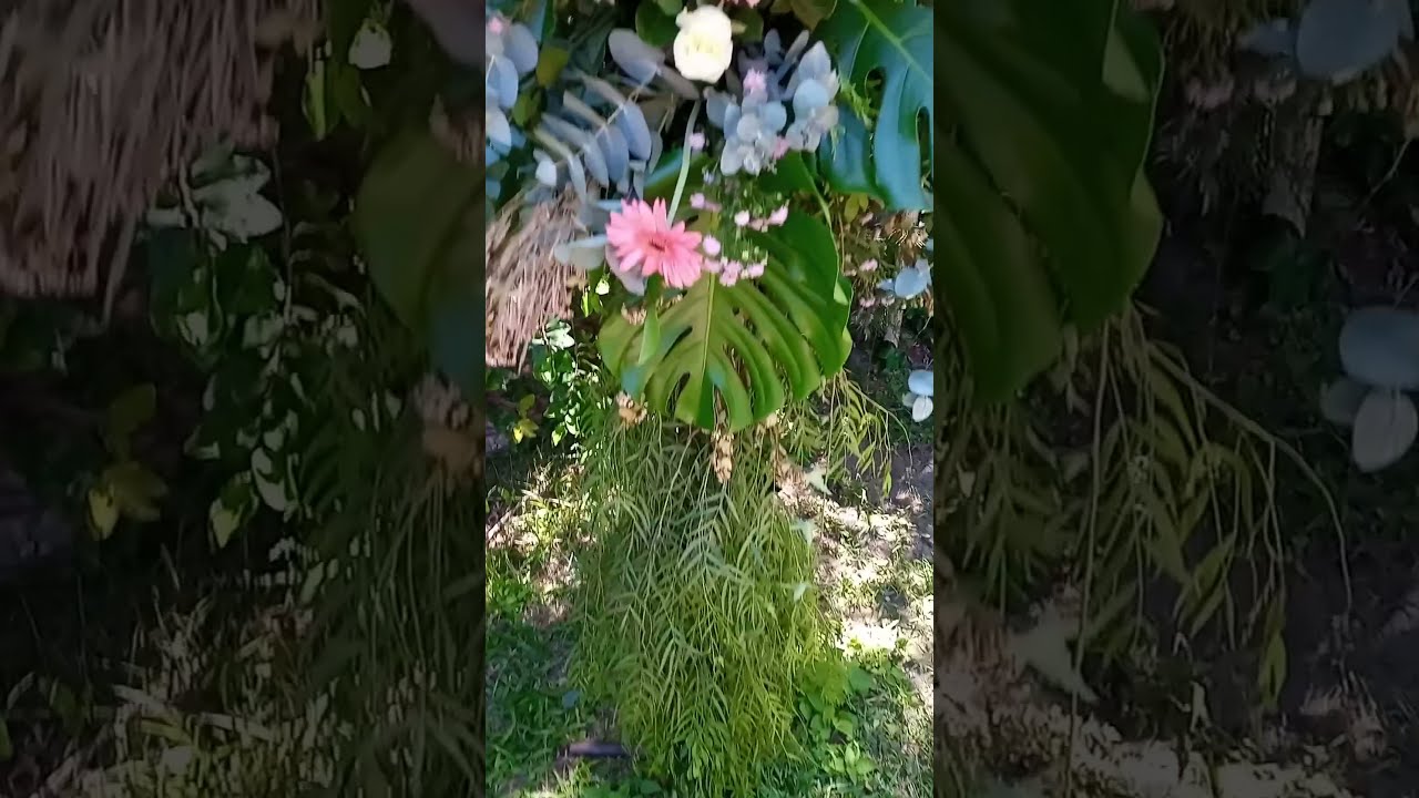 Arco de flores para cerim&ocirc;nia religiosa #shorts
