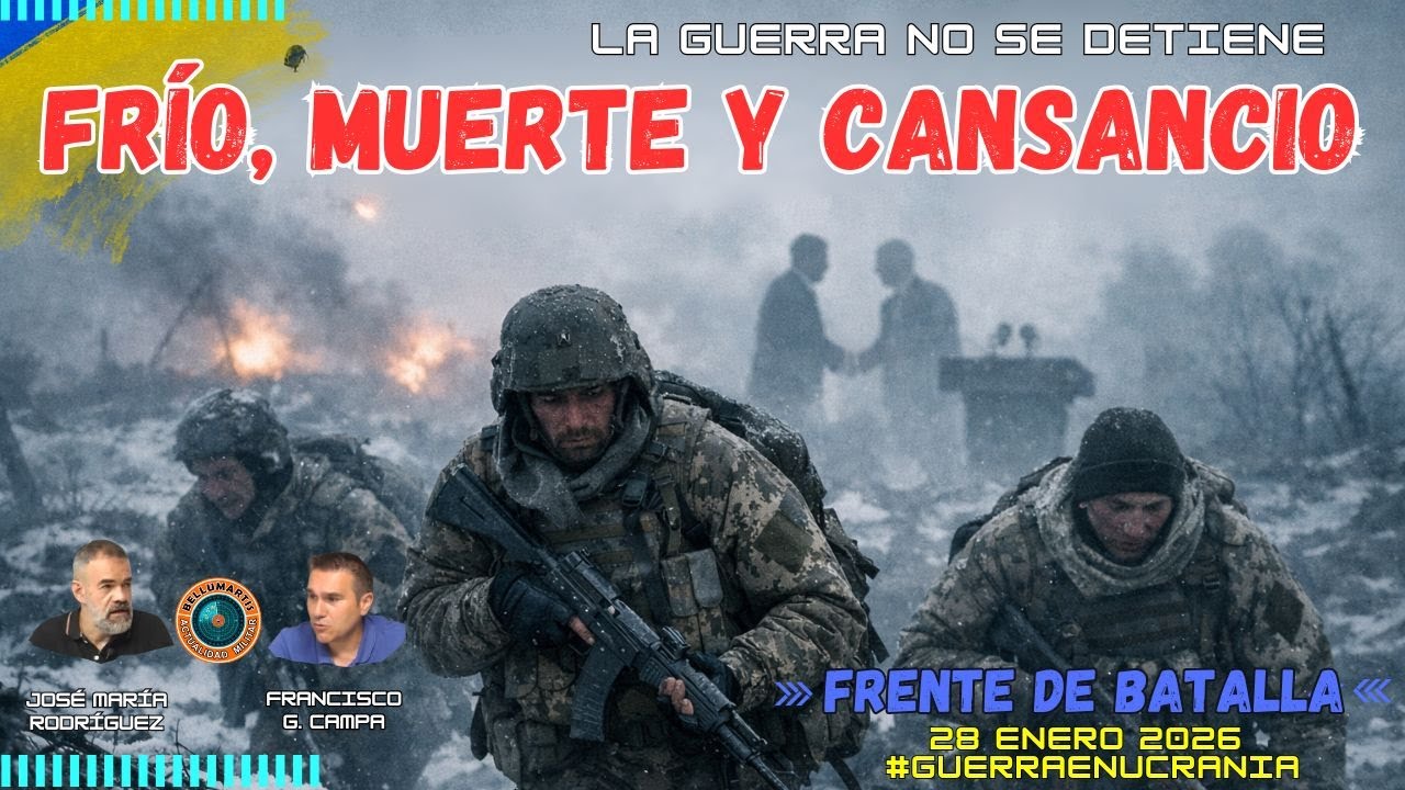 FRÍO, MUERTE Y CANSANCIO: la guerra en Ucrania no se detiene pese a las negociaciones de Trump