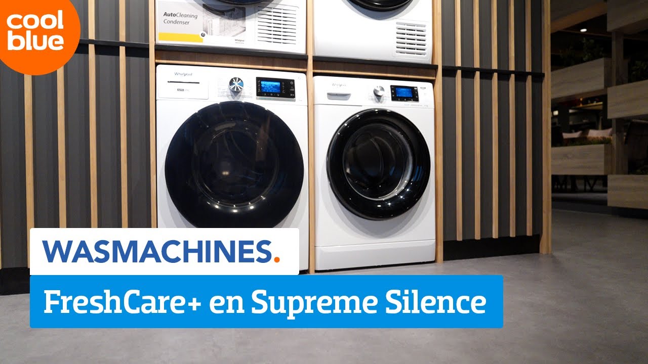 Alles over de Whirlpool FreshCare+ en Supreme Silence wasmachines