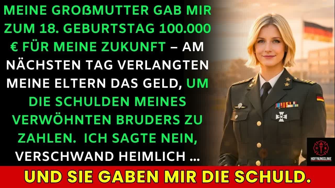 Oma gab mir zum 18  100 000€ fürs Studium – am nächsten Tag forderten meine Eltern es!