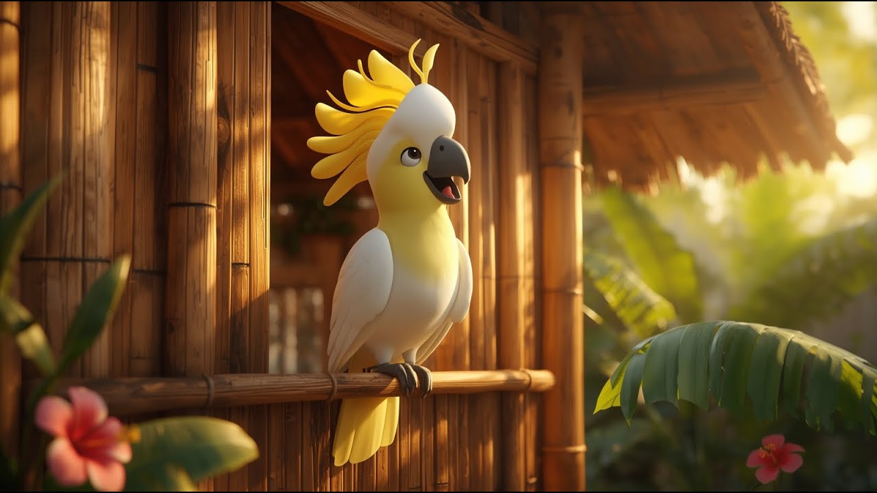 Burung Kakak Tua – Lagu Anak Indonesia | Animasi 3D Ceria | Nadzira Syafa H