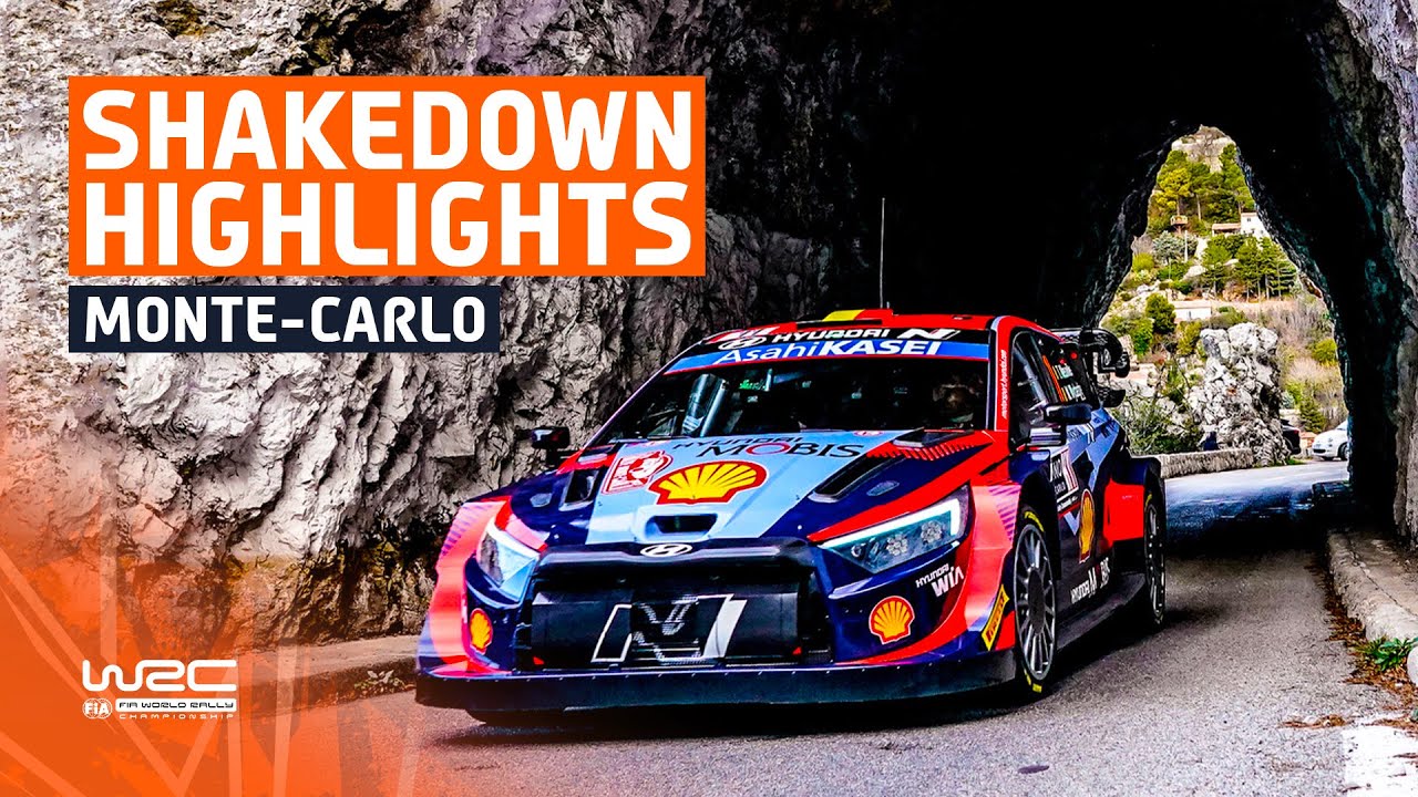 Shakedown Highlights | WRC Rallye Monte-Carlo 2023