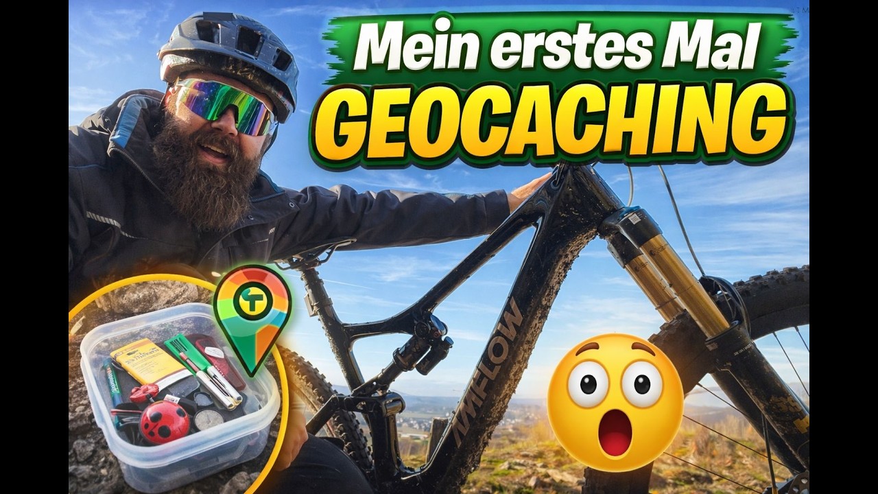 Mein erstes Mal Geocaching  | #amflow #geocaching #ebike