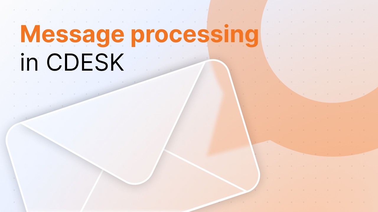 Automatic processing of emails for requests | CDESK