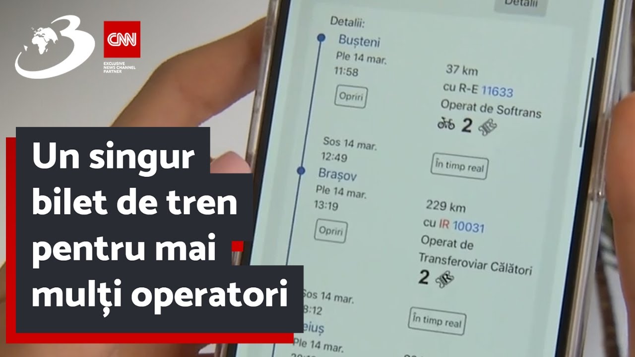 Un singur bilet de tren pentru mai mulți operatori | Când urmează să fie lansat sistemul