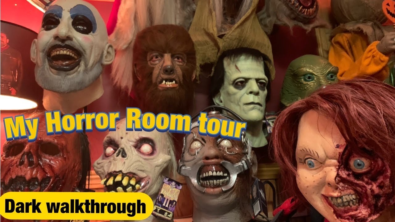 My Horror room collection tour Dark walk through