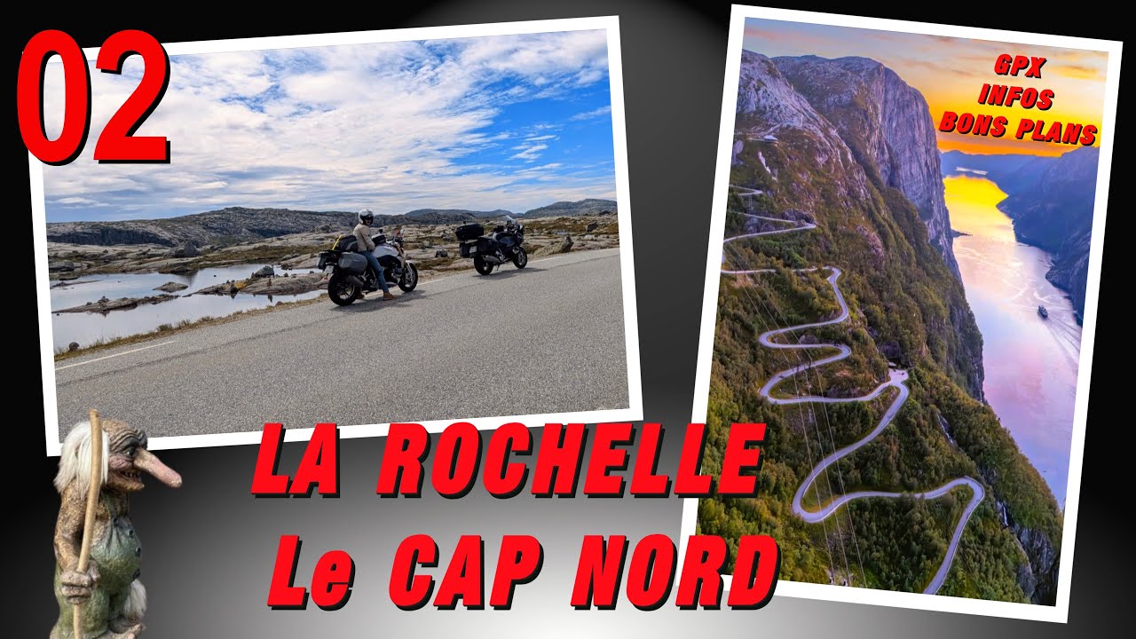 Les lacets de LYSEBOTN, PREIKESTOLEN, UN COUPLE, 2 MOTOS et le CAP NORD  (2ième partie)