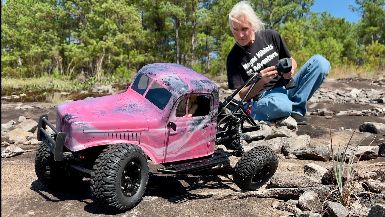 Unedited Behind The Scenes Look Of My Hydro Dipped Brushless Carbon Fiber RC Rock Crawler Tow Truck