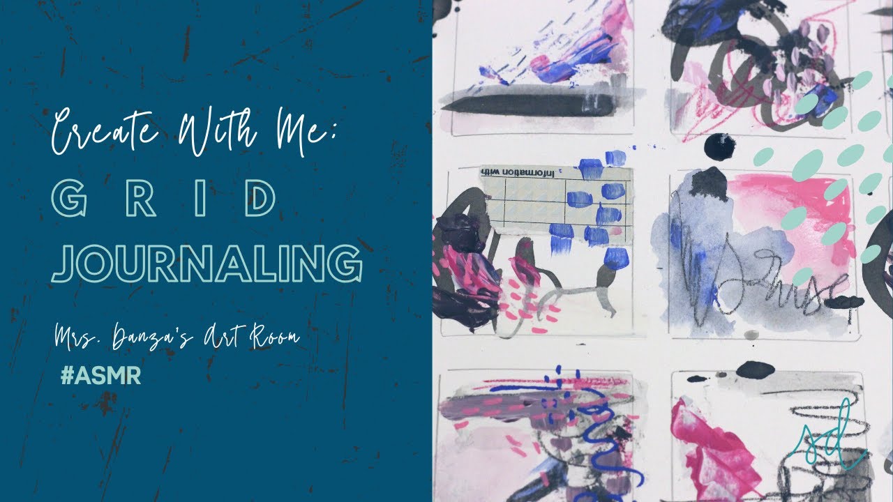 Create With Me || Grid Journaling || Sketchbook Play