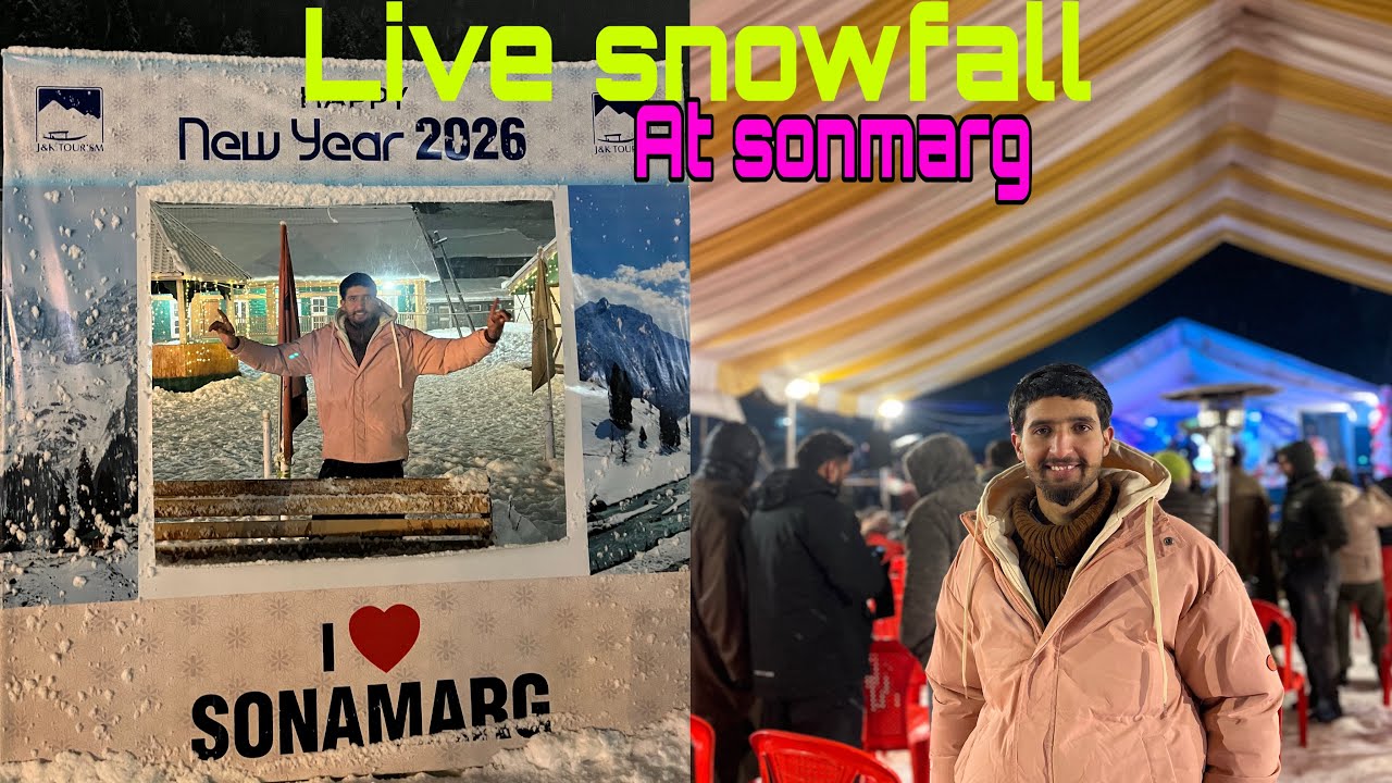 Live snowfall at sonmarg 🤯 || Best day ever 🫣🥰