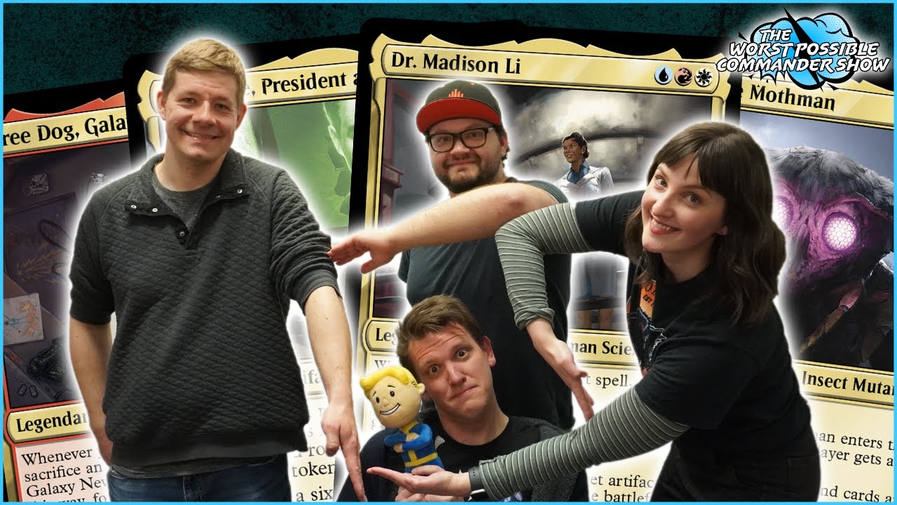 FALLOUT EDH Game Play, Coming at you From Three Dog and Friends. On The Worst Possible Radio! #99