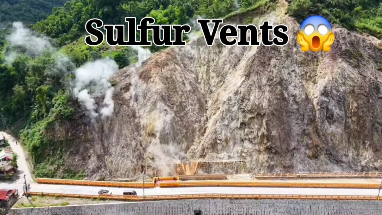 The Sulfur Vents of Valencia Dumaguete Negros Oriental.  #sulfur #dumaguetephilippines #fyp
