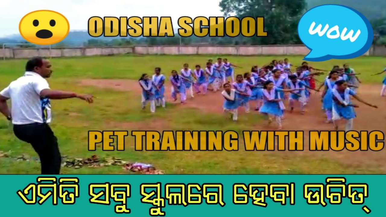 Odisha School PET Training with Music | Drill March on &ldquo;Jhuli Jhuli Asuchi Re Kala Mohan&rdquo;