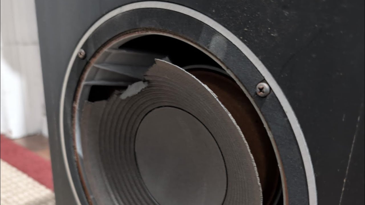Damaged paper cone of JBL ? No worries…